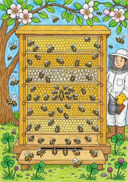 蜂巢剖面 – 涂色效果预览