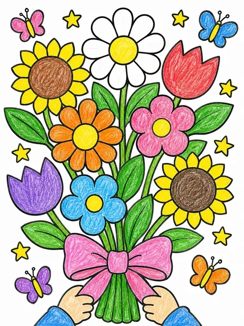 Der bunte Blumenstrauß – So könnte es aussehen