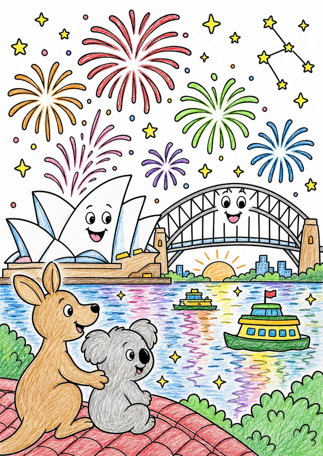 Australien feiert als erste Zeitzone Neujahr – So könnte es aussehen