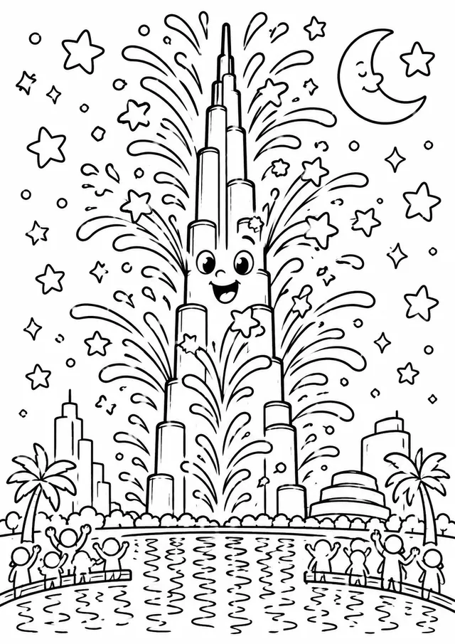 Dubai: Das Silvester-Feuerwerk am Burj Khalifa
