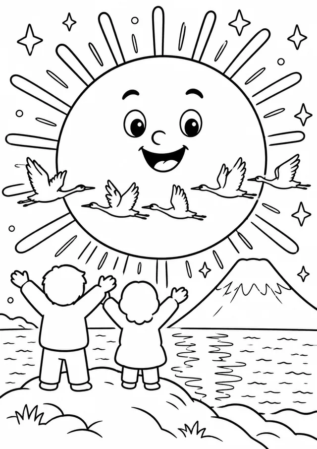 Japanischer Hatsuhinode: Der erste Sonnenaufgang des Jahres