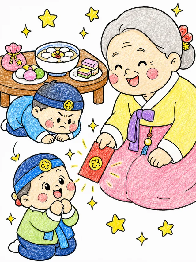 Koreanisches Seollal: Geldgeschenk nach der tiefen Verbeugung – So könnte es aussehen