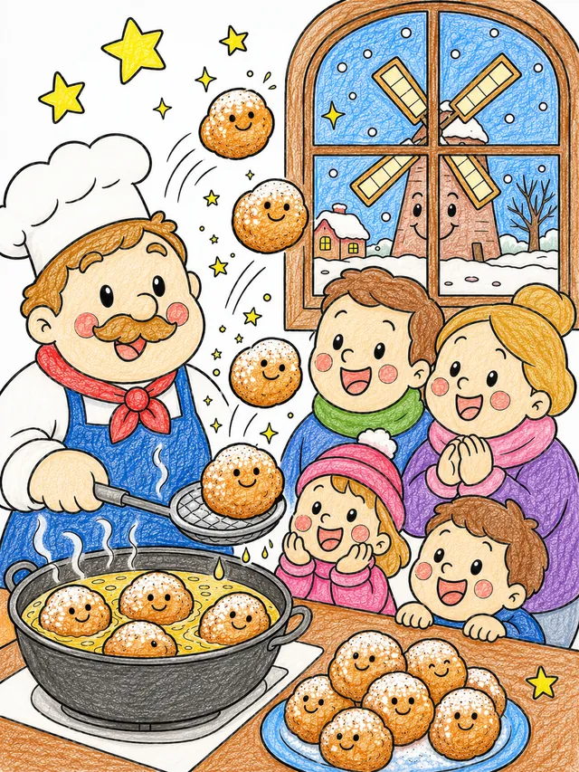 Niederländische Oliebollen zu Silvester – So könnte es aussehen