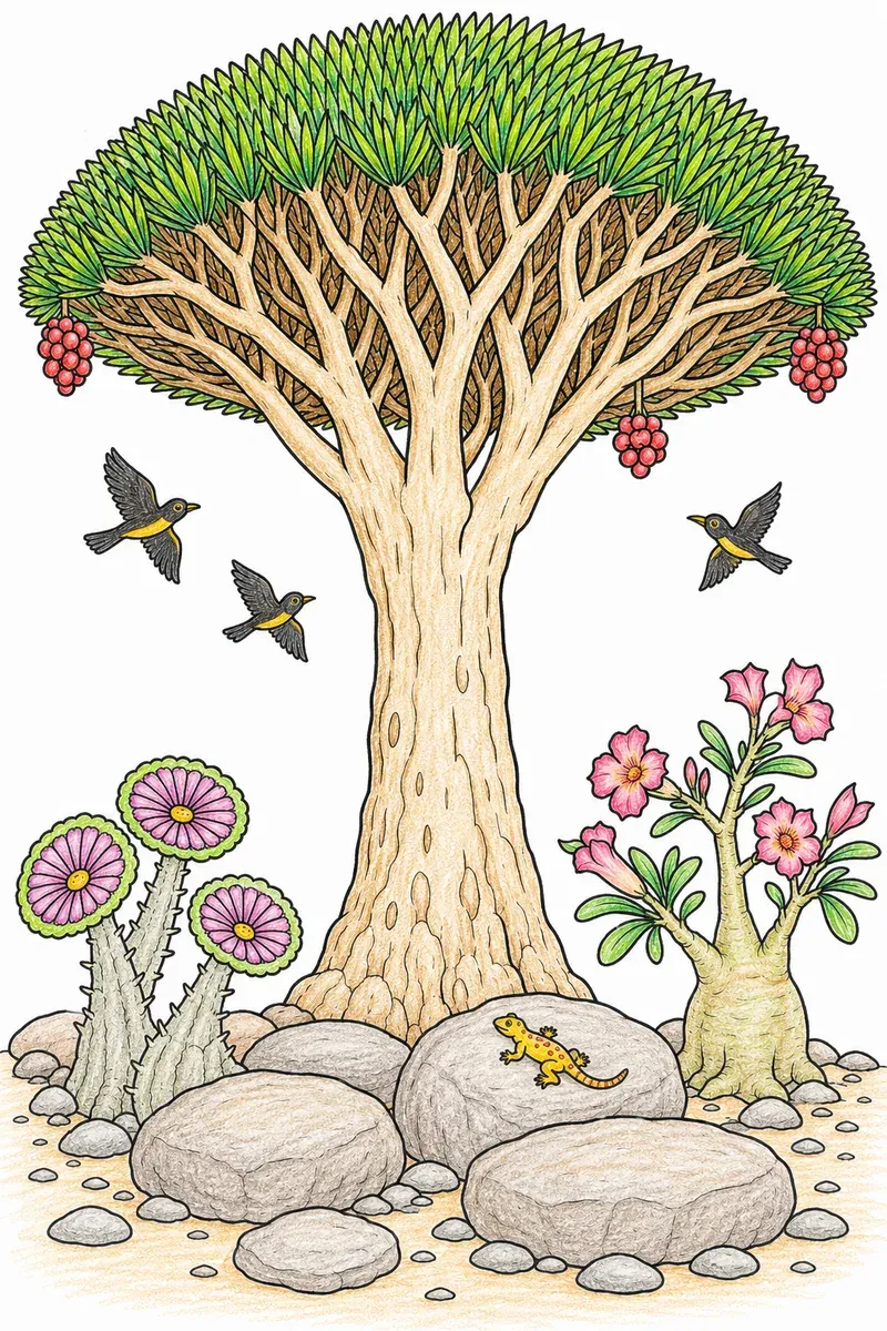 The Dragon Blood Tree on Socotra