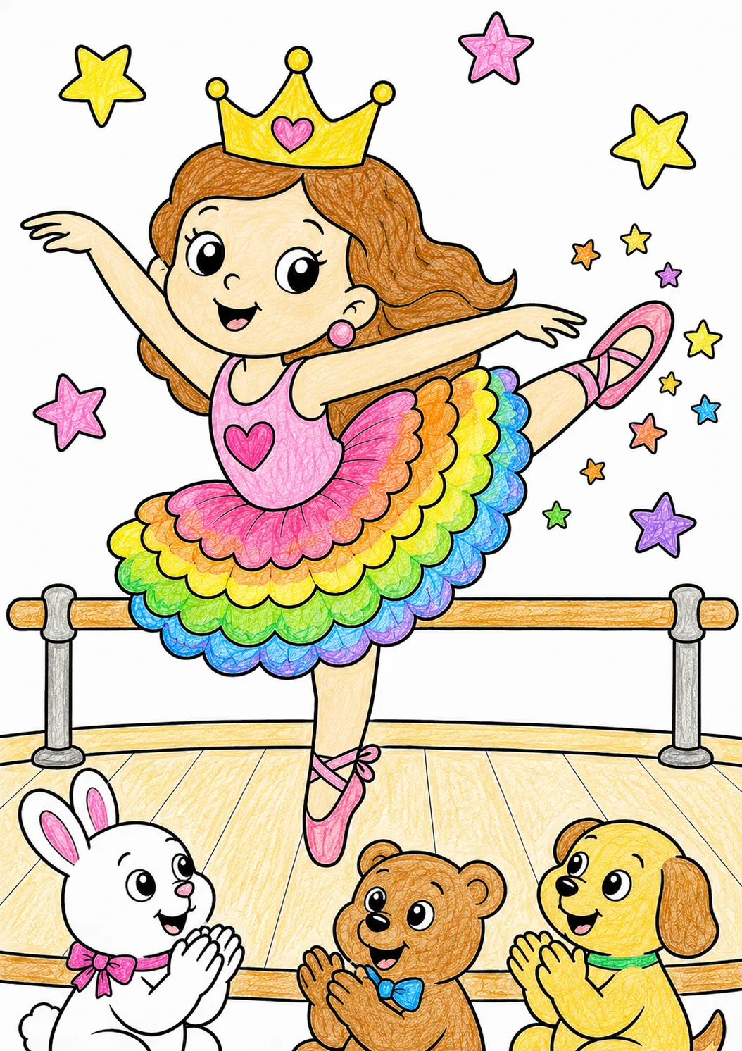 Die Prinzessin tanzt Ballett