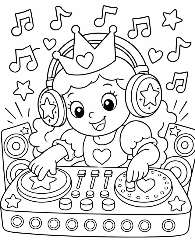 Die Prinzessin als Stern-DJ