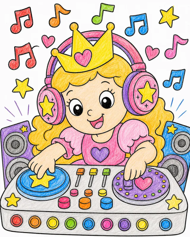 Die Prinzessin als Stern-DJ – So könnte es aussehen