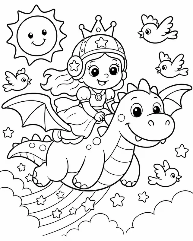 La princesa monta el dragón