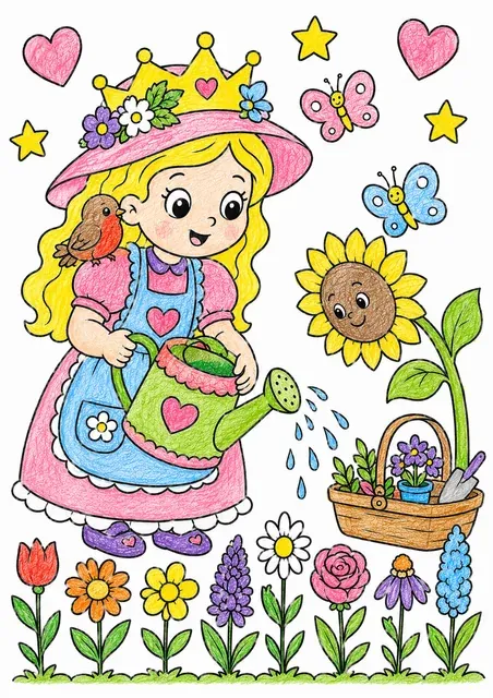 Die Prinzessin als Gärtnerin – So könnte es aussehen