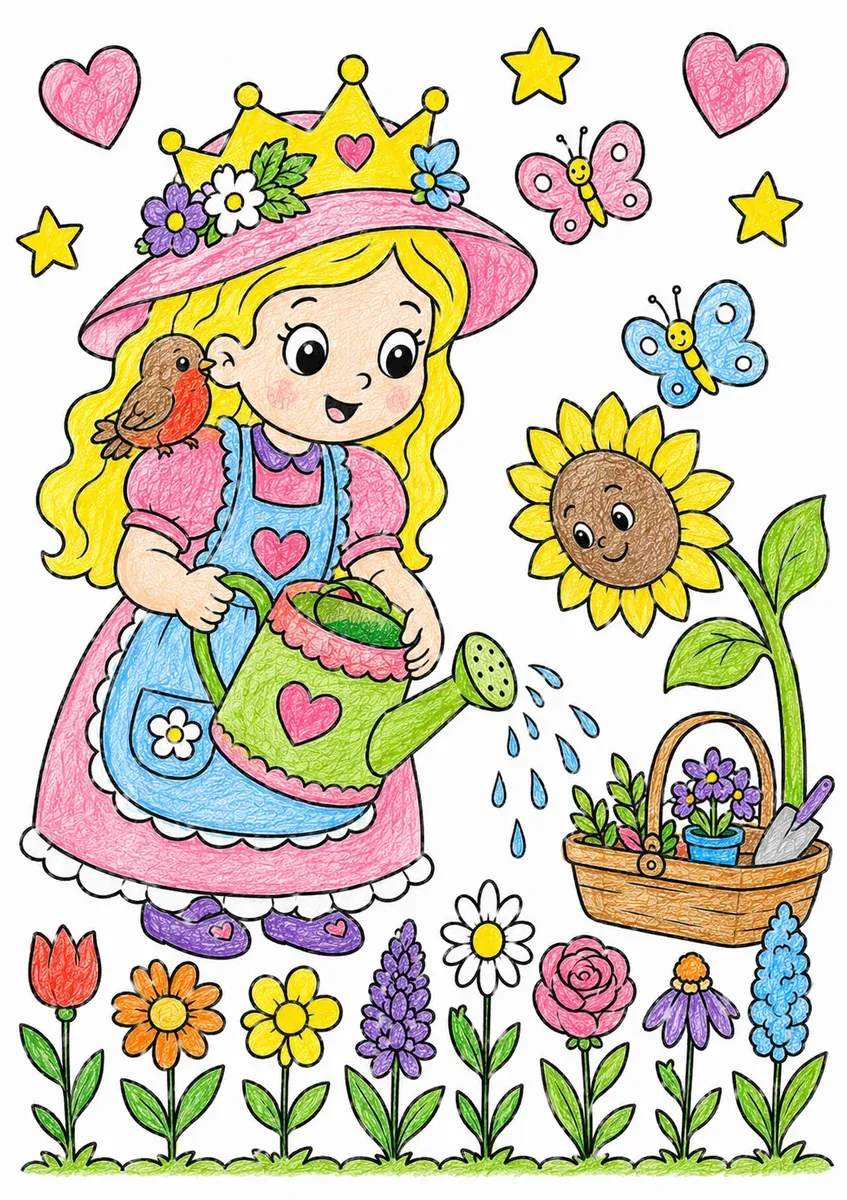 Die Prinzessin als Gärtnerin