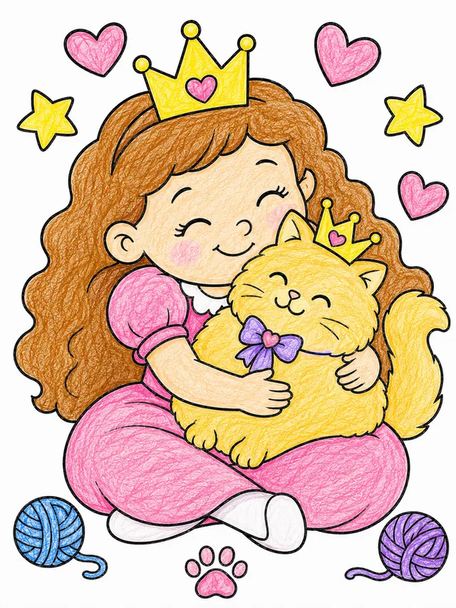 Die Prinzessin und ihre Katze – So könnte es aussehen