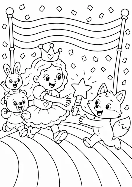Die Prinzessin mit dem Baby-Küken