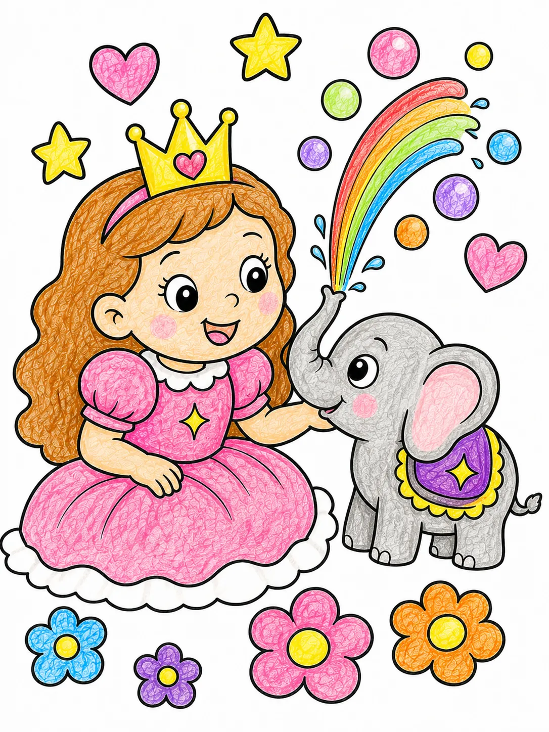 Die Prinzessin und der kleine Zauberwerkselefant