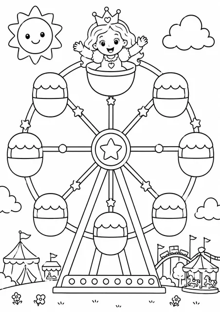 Die Prinzessin auf dem Riesenrad