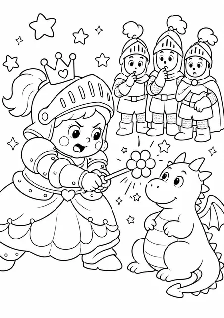 La princesa quiere ser caballera