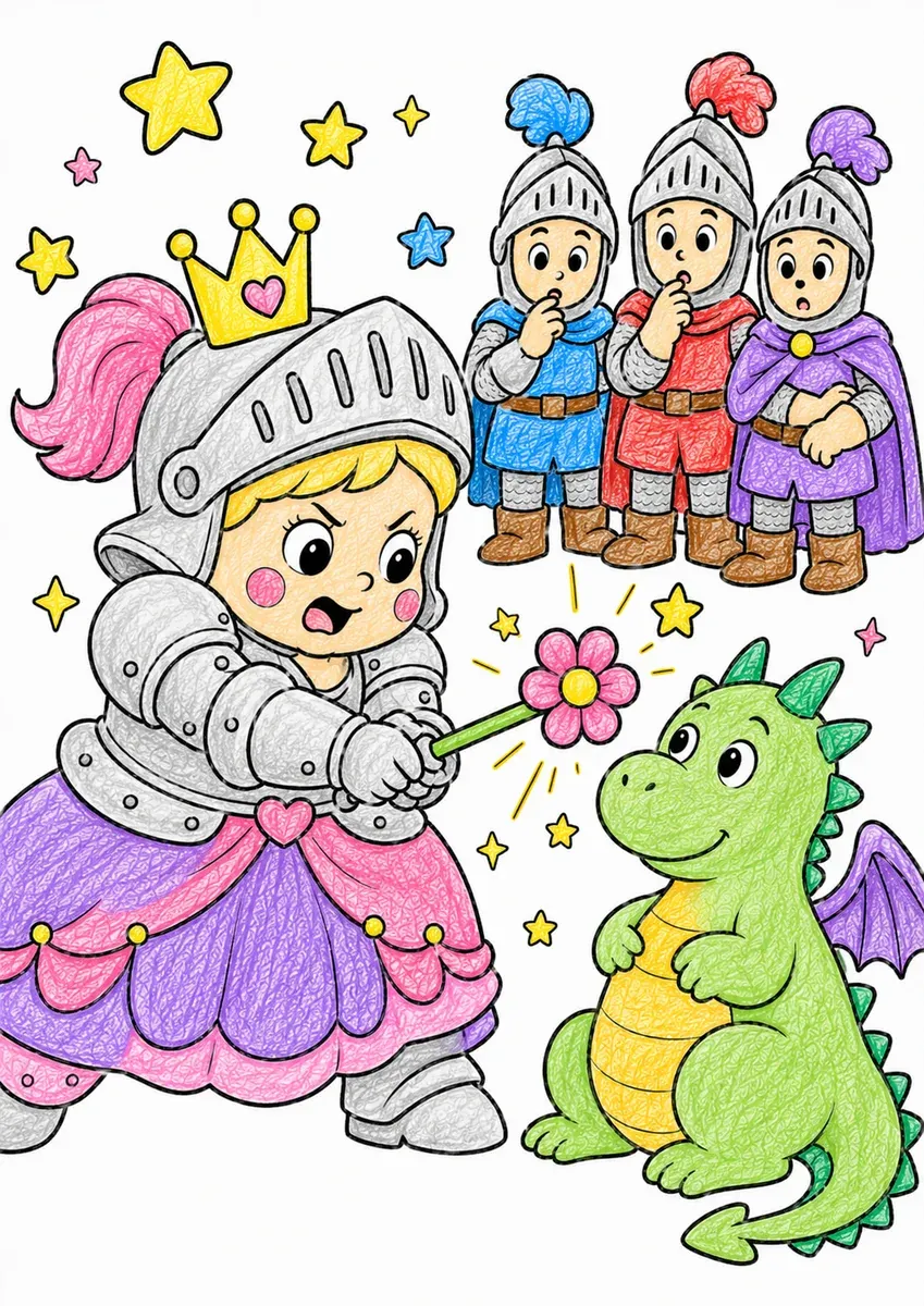 Die Prinzessin will Ritterin werden