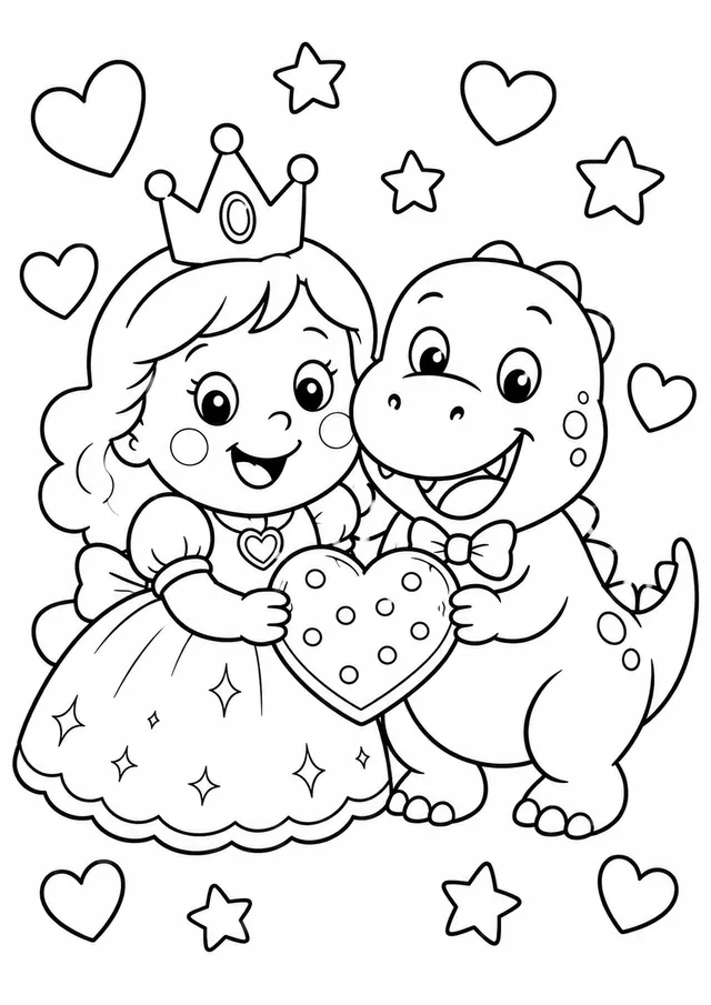Die Prinzessin und der T-Rex — beste Freunde
