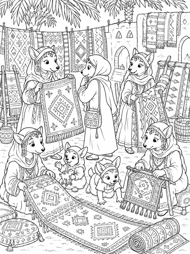 Berber Women's Carpet Market