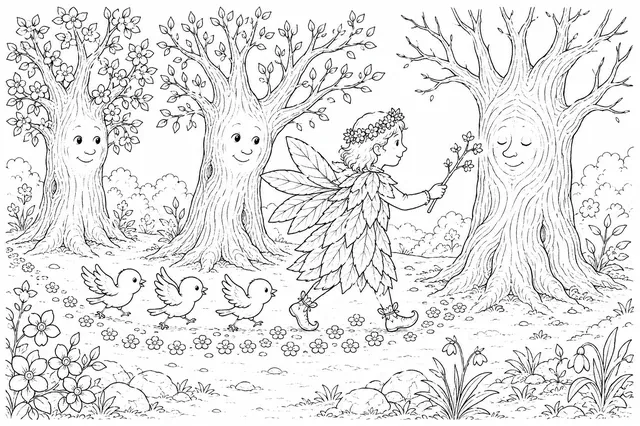 Spring Messenger Waking Sleeping Trees