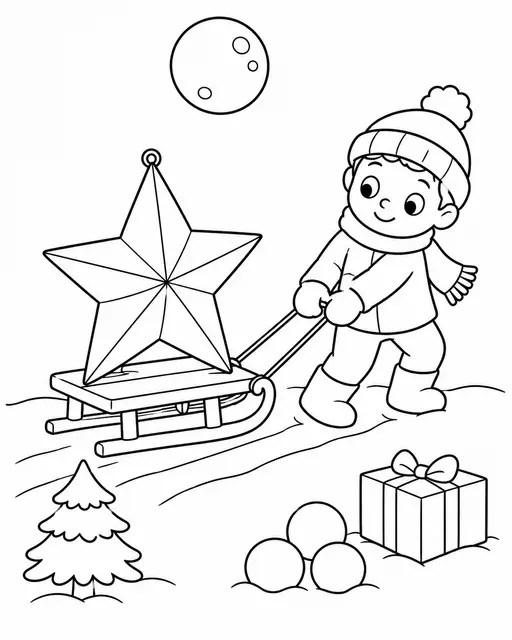 The Christmas Star Sled