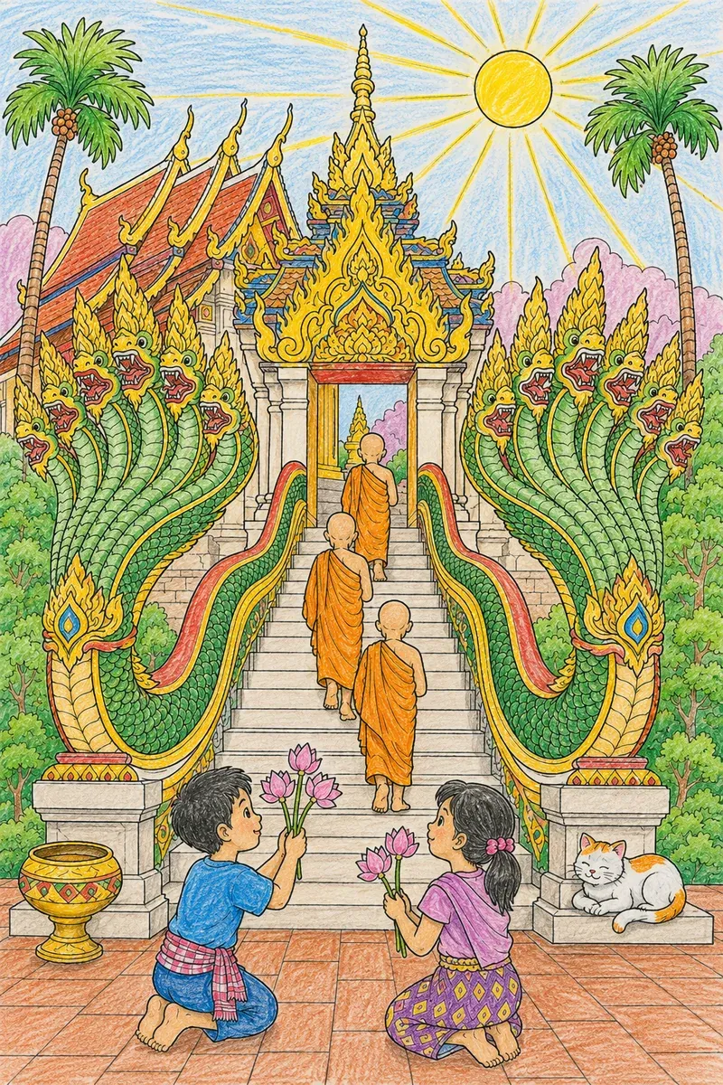 Die Naga-Tempelwächter