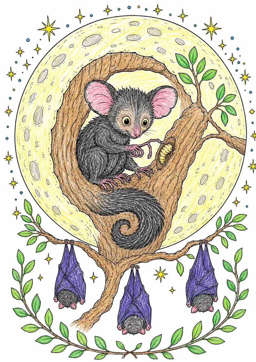 Aye-Aye in der Mondnische
