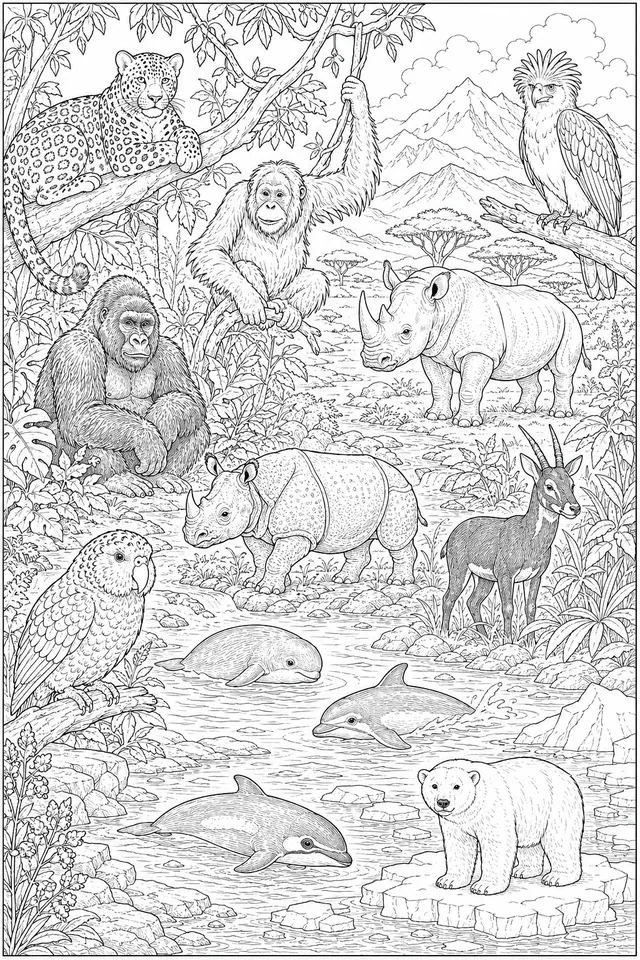 Endangered Species — Conservation Panorama