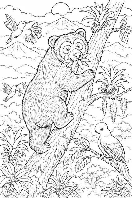 The Spectacled Bear in the Andean Forest