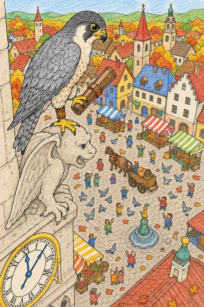 Peregrine Falcon the City Messenger