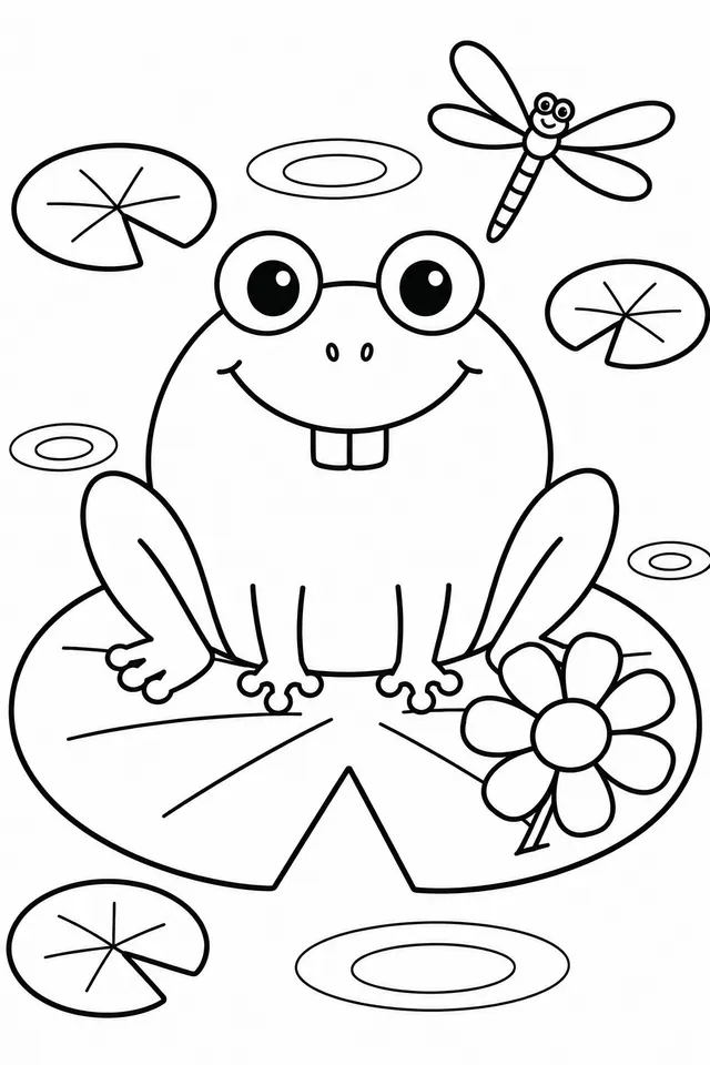Der Frosch auf der Seerose