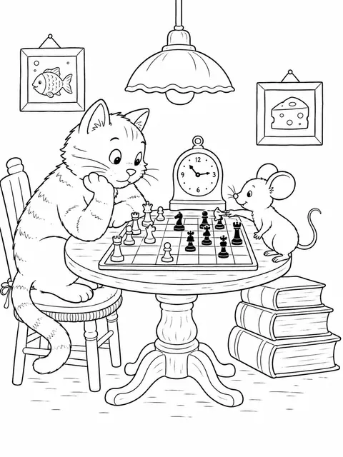 猫和老鼠下象棋