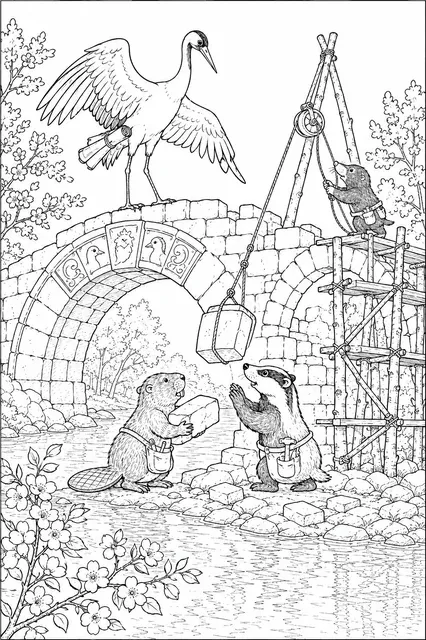 Kranich, der Brückenmeister