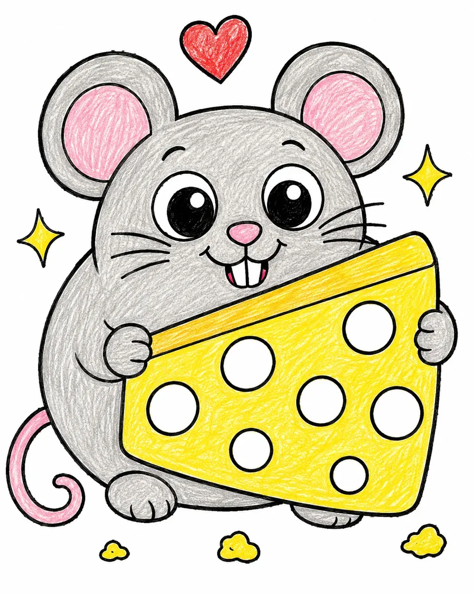 Die Maus mit dem großen Käse
