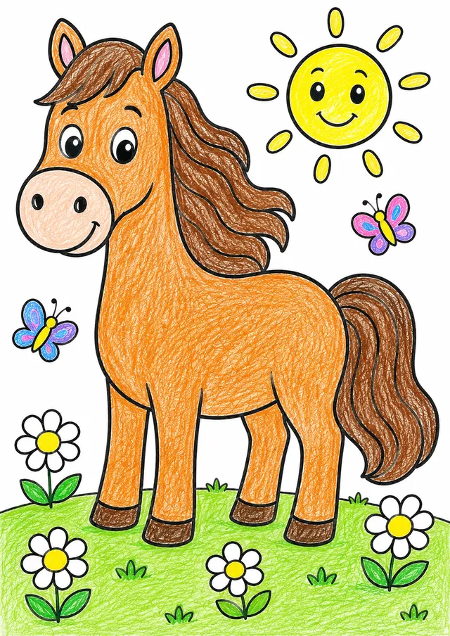 The Horse on the Meadow – This is how it could look