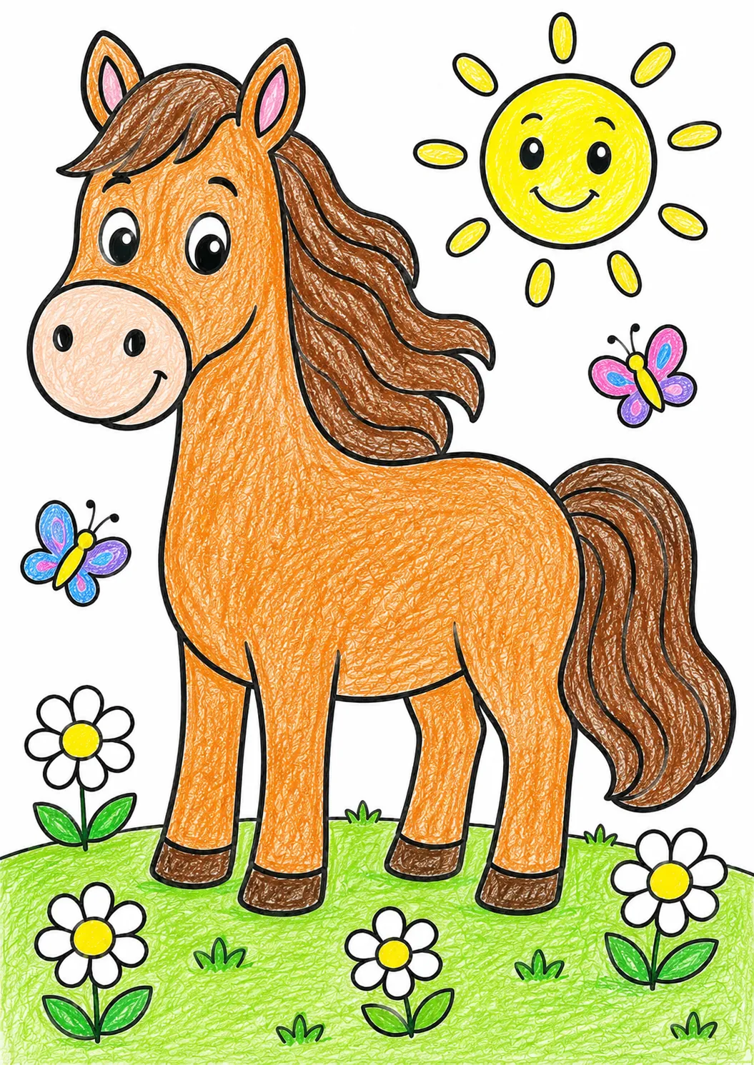 The Horse on the Meadow