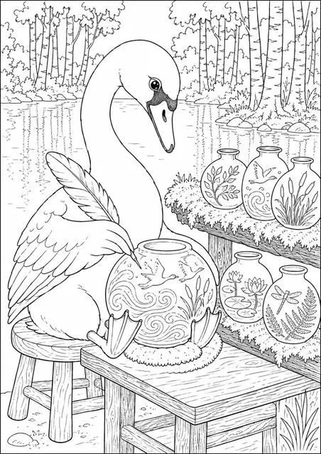 Der Schwan-Glasgraveur