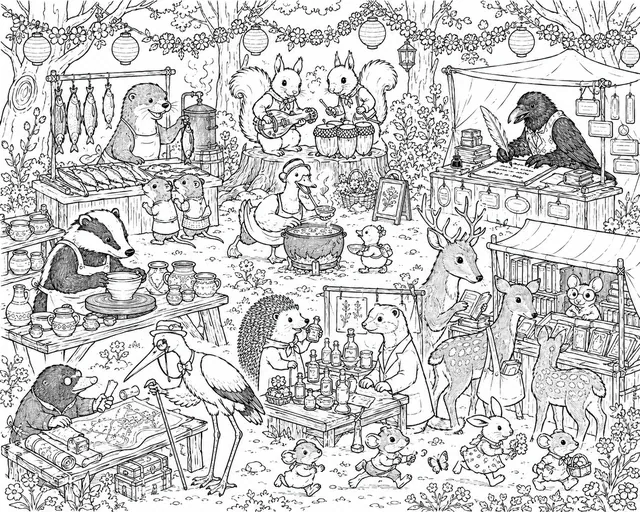 Der große Sommermarkt im Wald