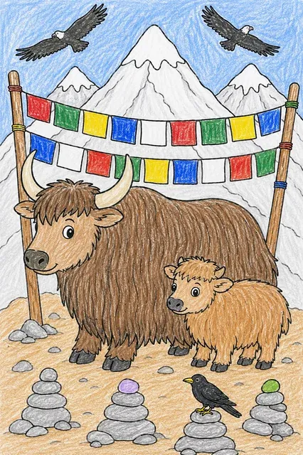 Der Yak auf dem Himalaya-Pass – So könnte es aussehen