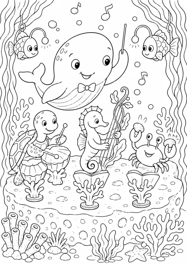 Walorchester mit Muscheltrommeln