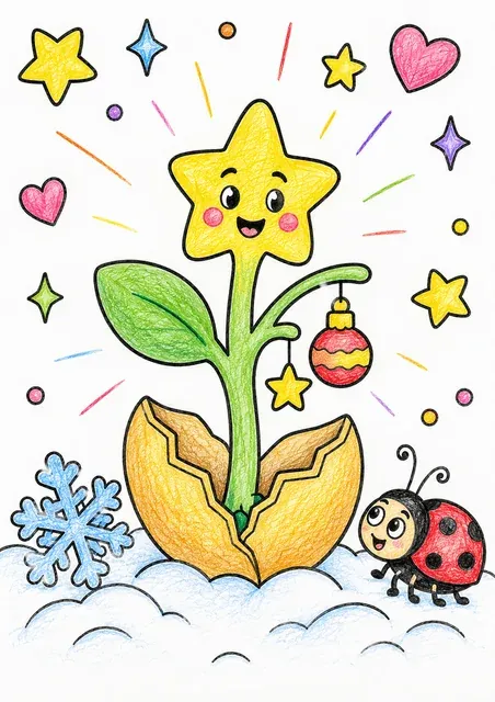 Der Weihnachtsbaum wächst aus einem Samenkorn – So könnte es aussehen