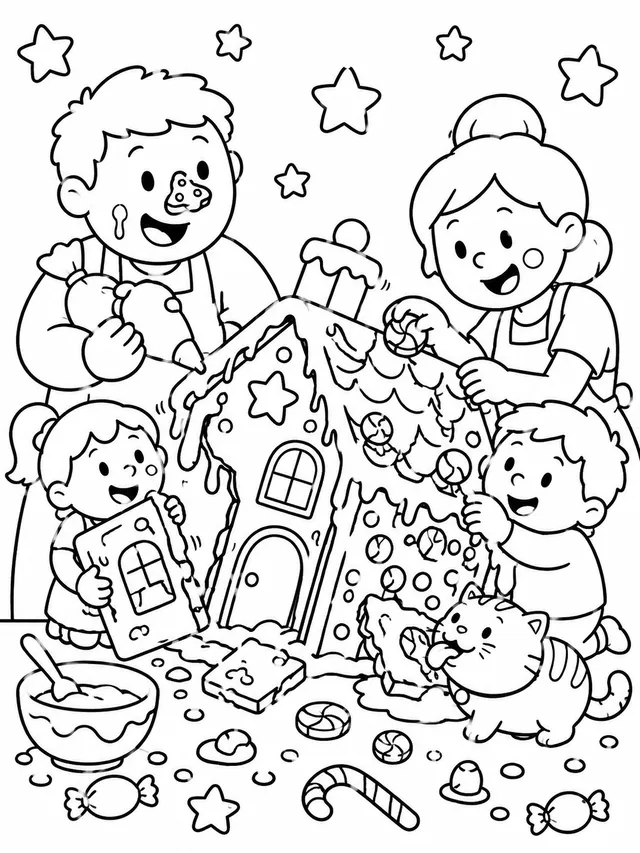 Der Lebkuchenhaus-Bau geht schief