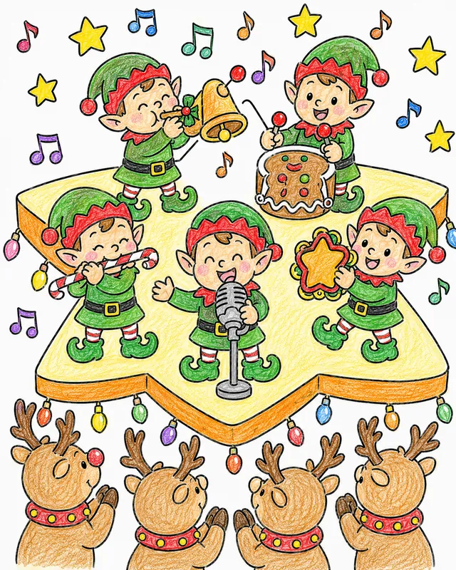 Das Weihnachts-Wichtel-Konzert – So könnte es aussehen