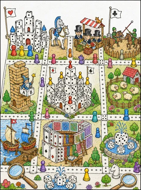 Das Königreich aus Brettspielfiguren – So könnte es aussehen