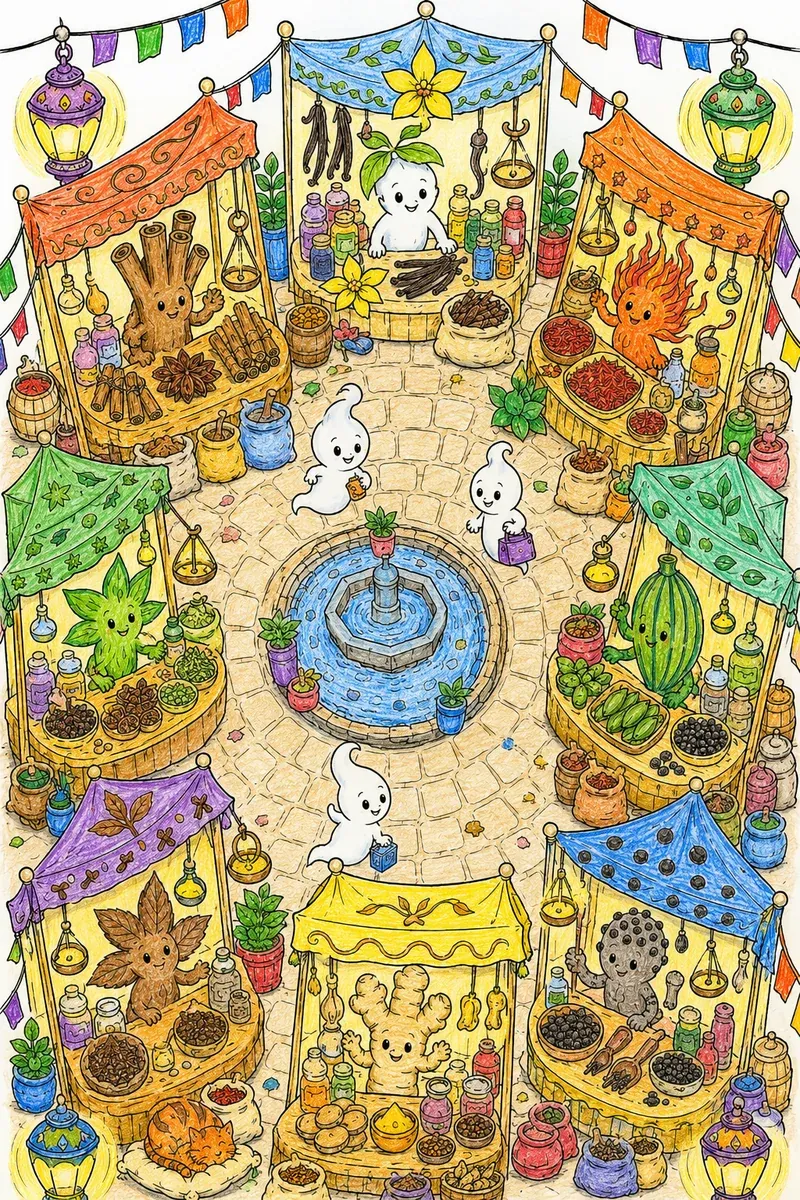 Der Gewürzmarkt der Geister