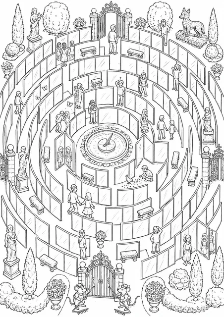 镜面迷宫花园