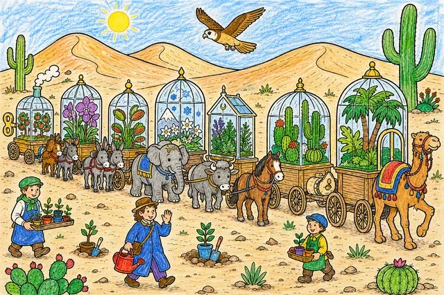 Die Treibhaus-Karawane – So könnte es aussehen