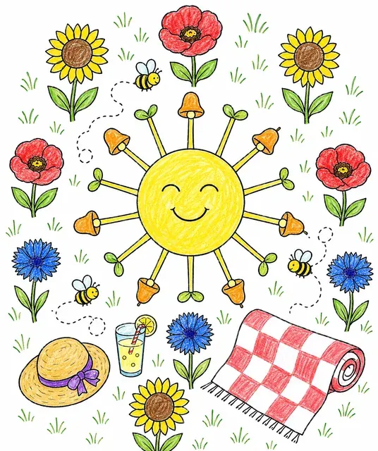 The Summer Sun Spirit over the Meadow – This is how it could look