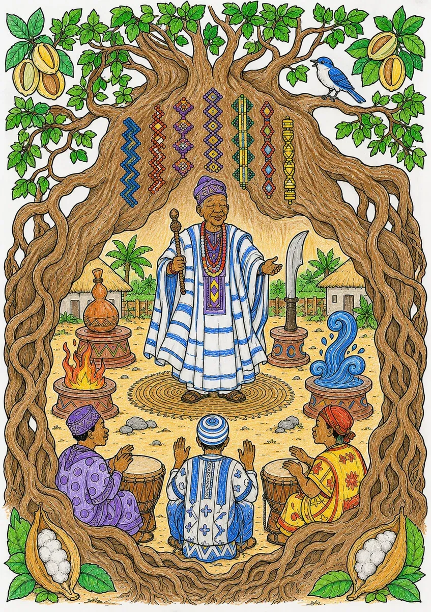 Der Iroko-Baum der Yoruba-Orishas